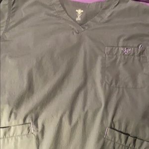 Med couture scrubs top